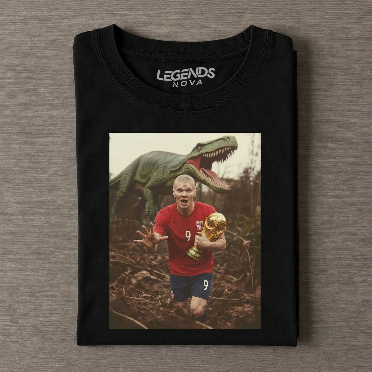 Norway Haaland Funny Vintage Tee