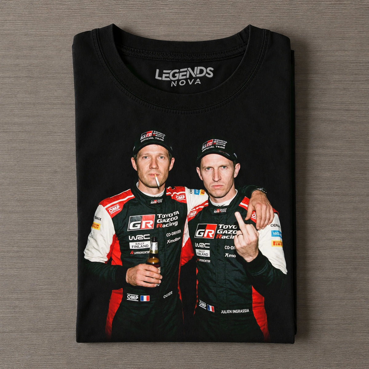 Julien Ingrassia & Sébastien Ogier|WRC Tee