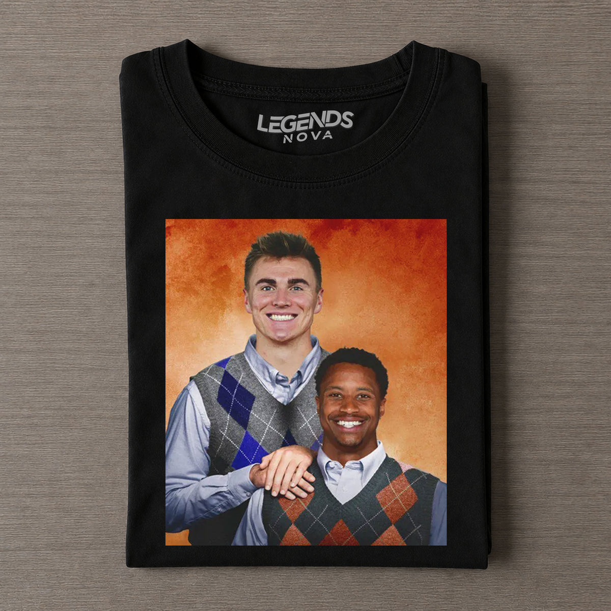 Bo Nix & Courtland Sutton Step Brothers Poster T-shirt