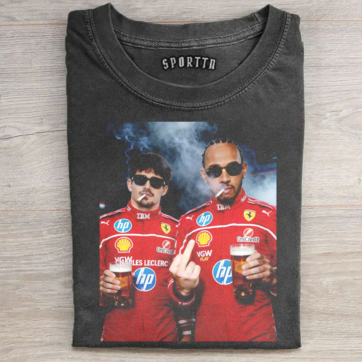F1 charles & lewis T-shirt