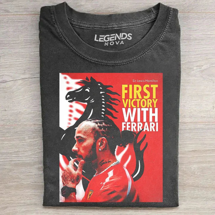Lewis F1 Retro T-shirt