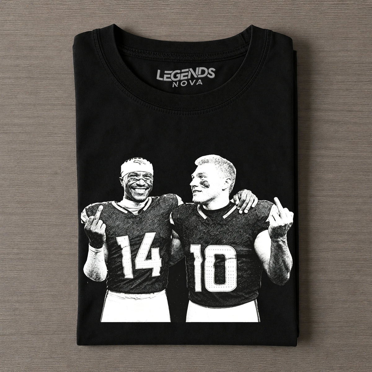 Bo Nix & Courtland Sutton Football T-shirt