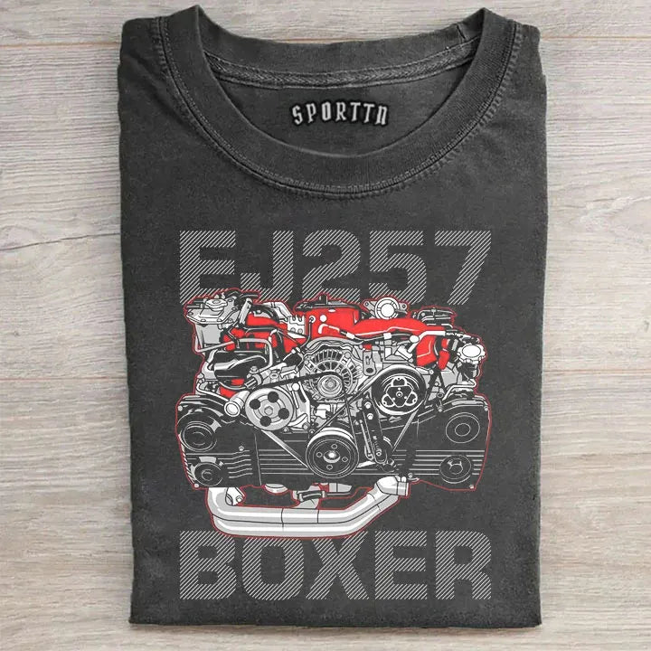 EJ257 Boxer Engine JDM STI Graphic Performance Car T-Shirt