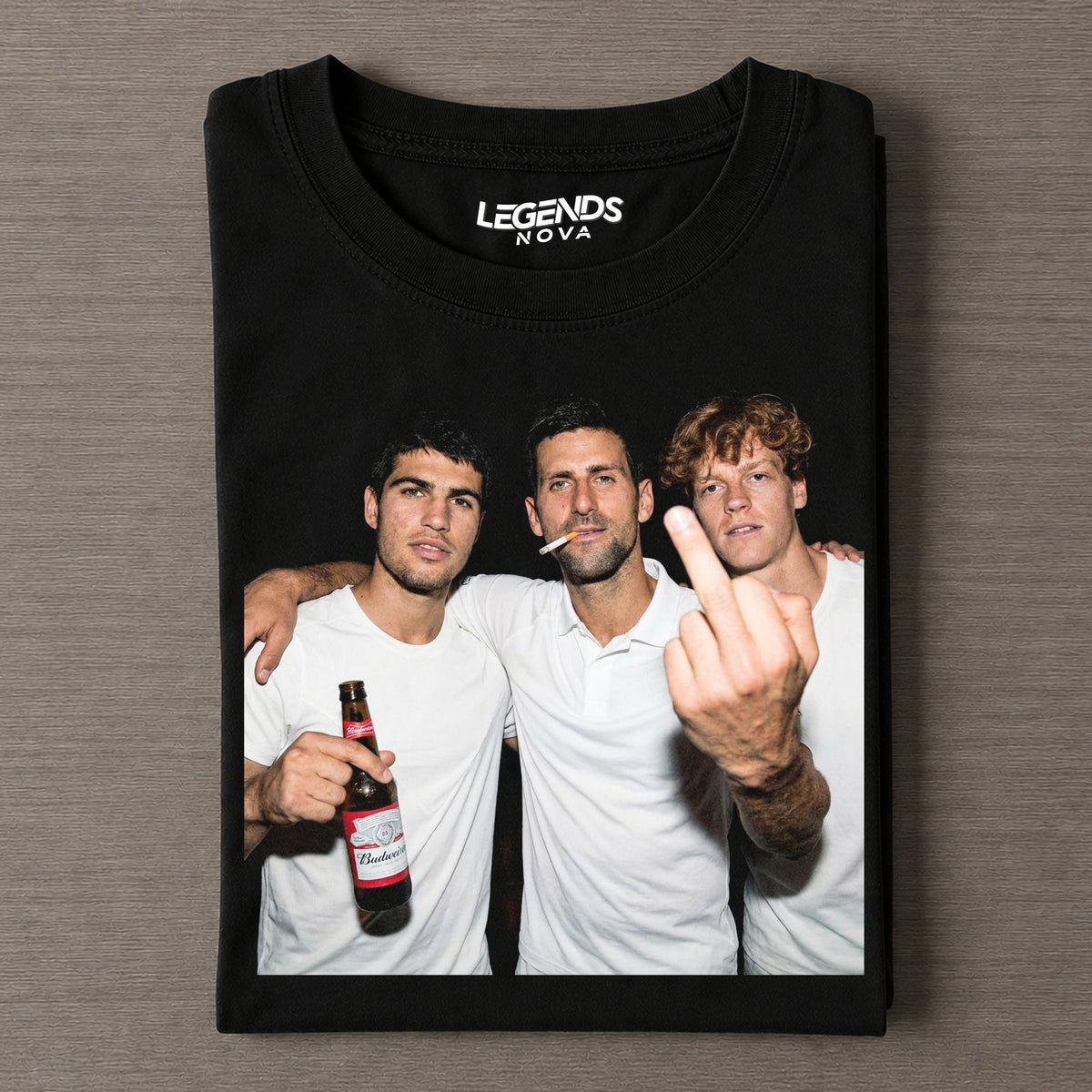 Djokovic & Alcaraz & Sinner 2026 Vintage Tee