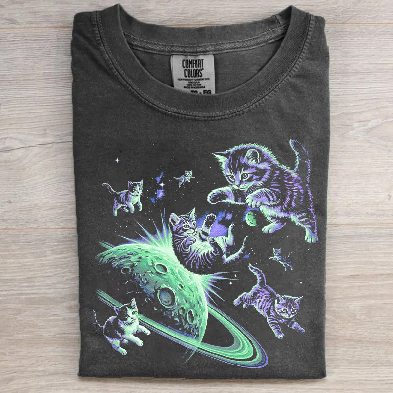 90s Space Cats T-shirt