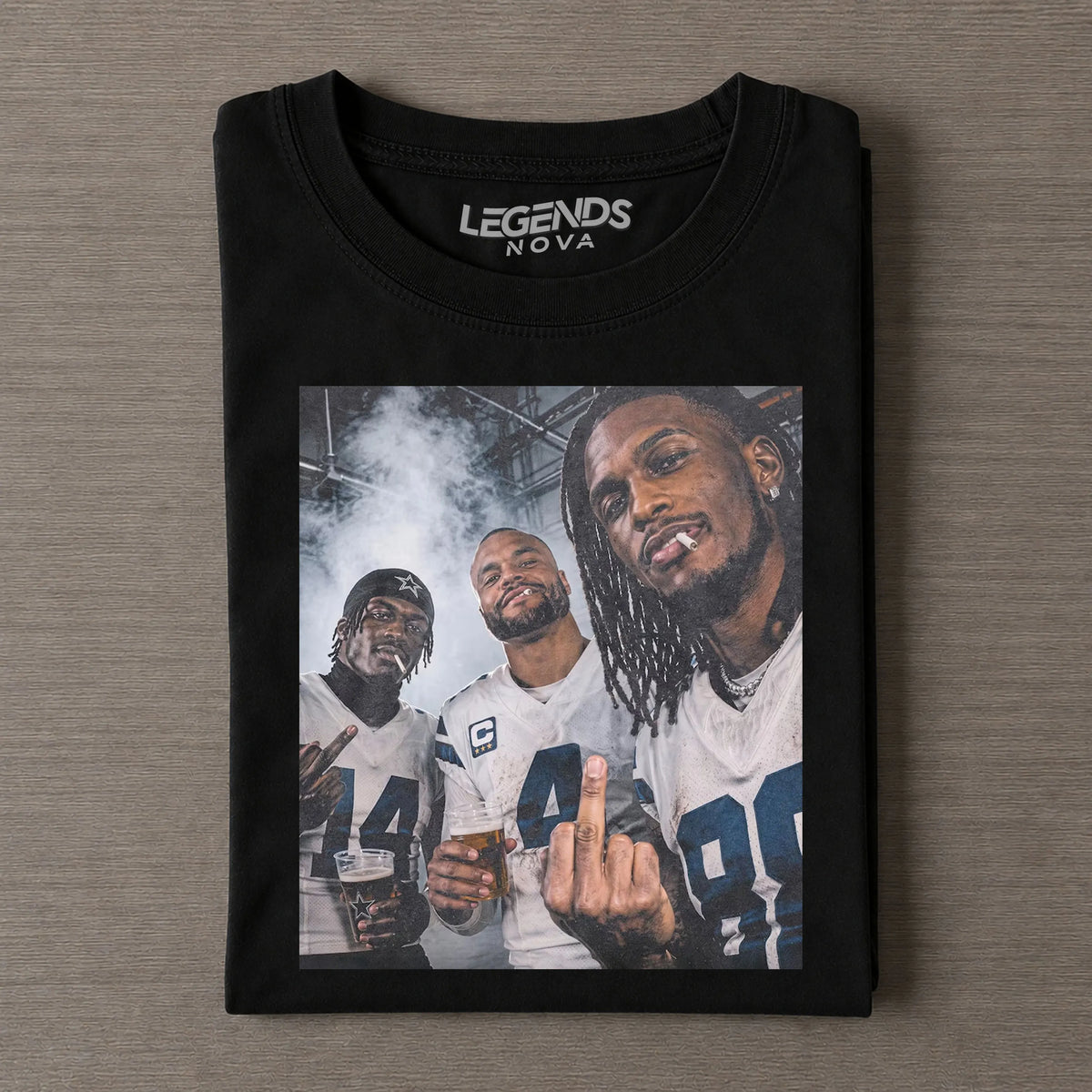 CeeDee Lamb & Dak Prescott Football T-shirt