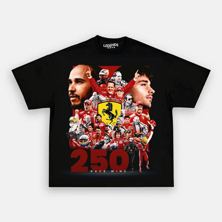 250 Race Wins Legend Drivers Collage Tee