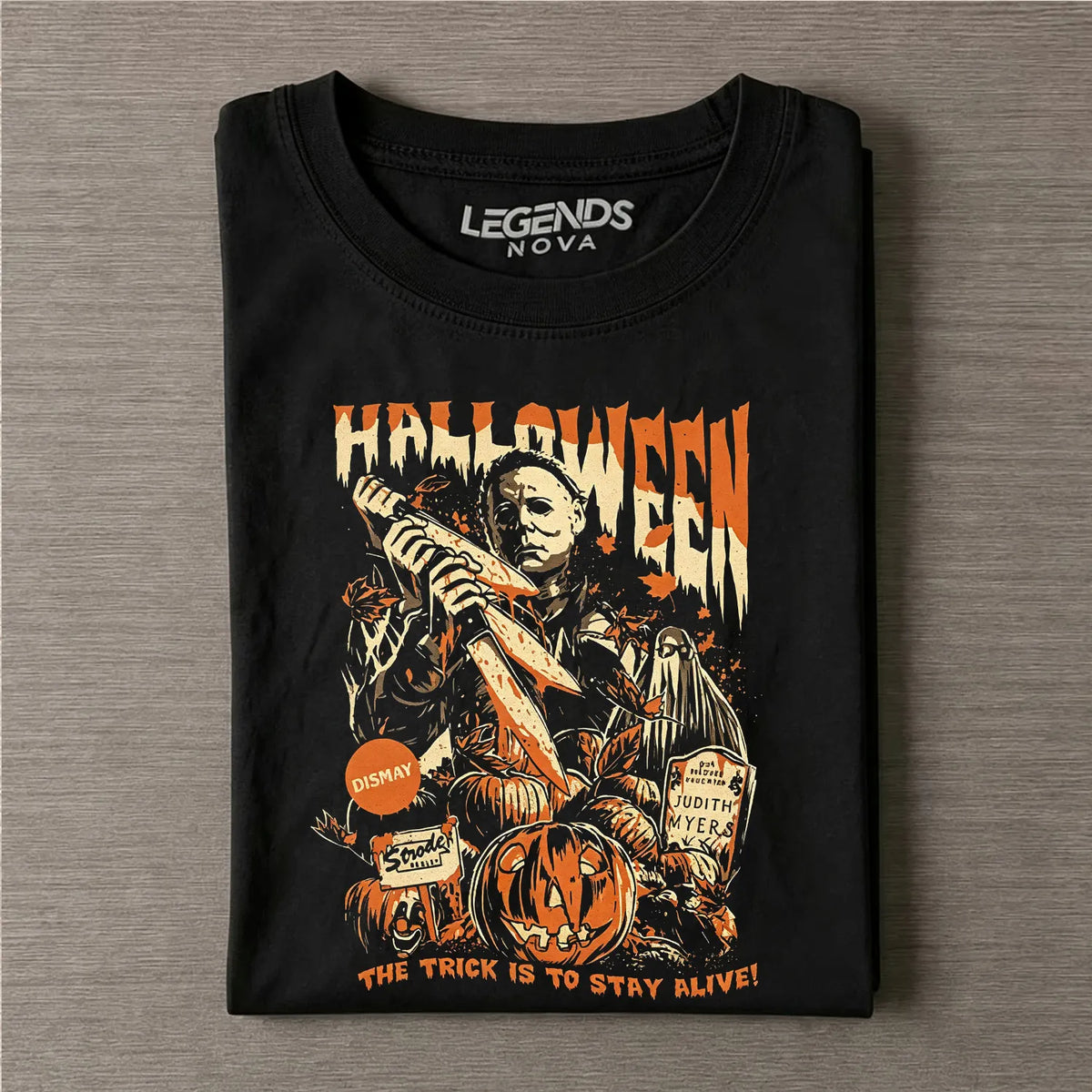 Retro Horror Movie Graphic T-shirt