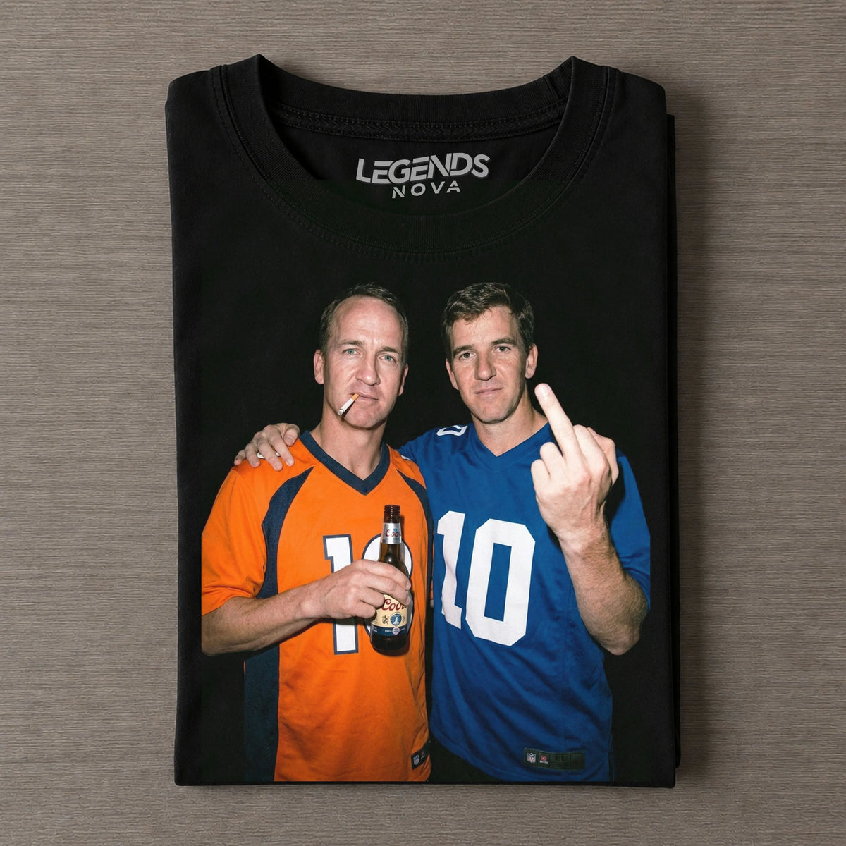 Eli Manning & Peyton Manning Football T-shirt
