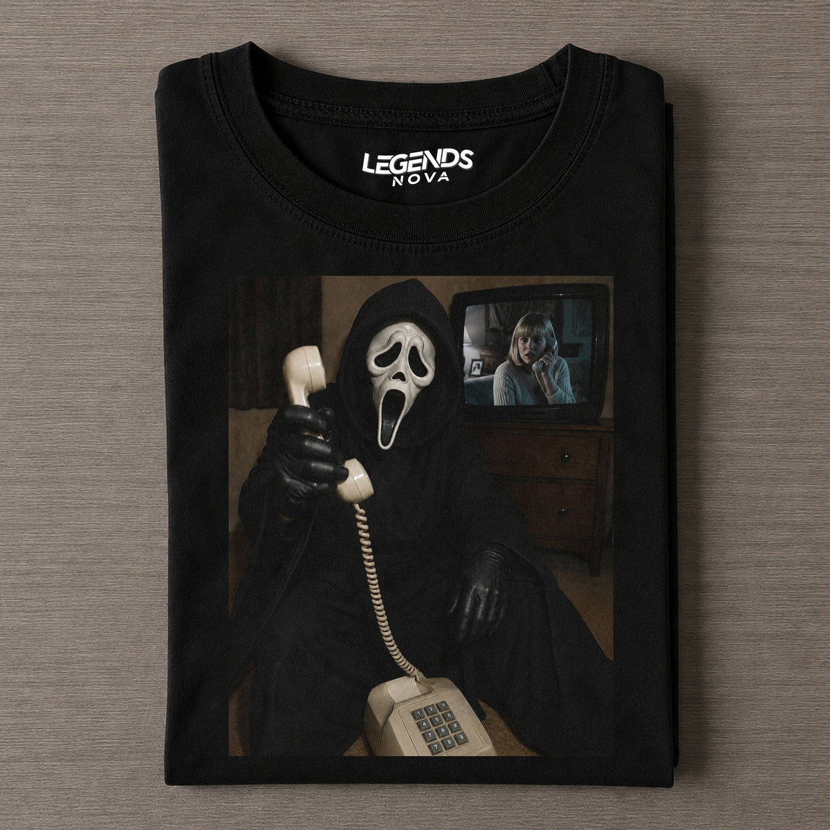 Vintage Halloween Funny Ghostface Tee