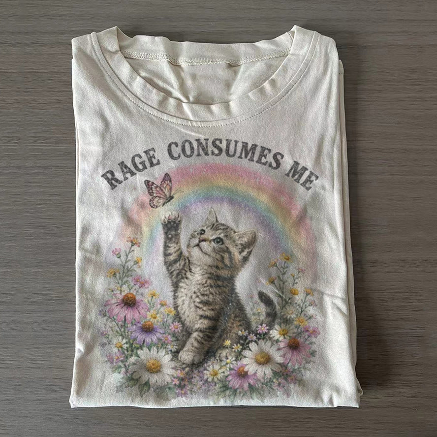 Vintage Rage Consumes Me T-shirt