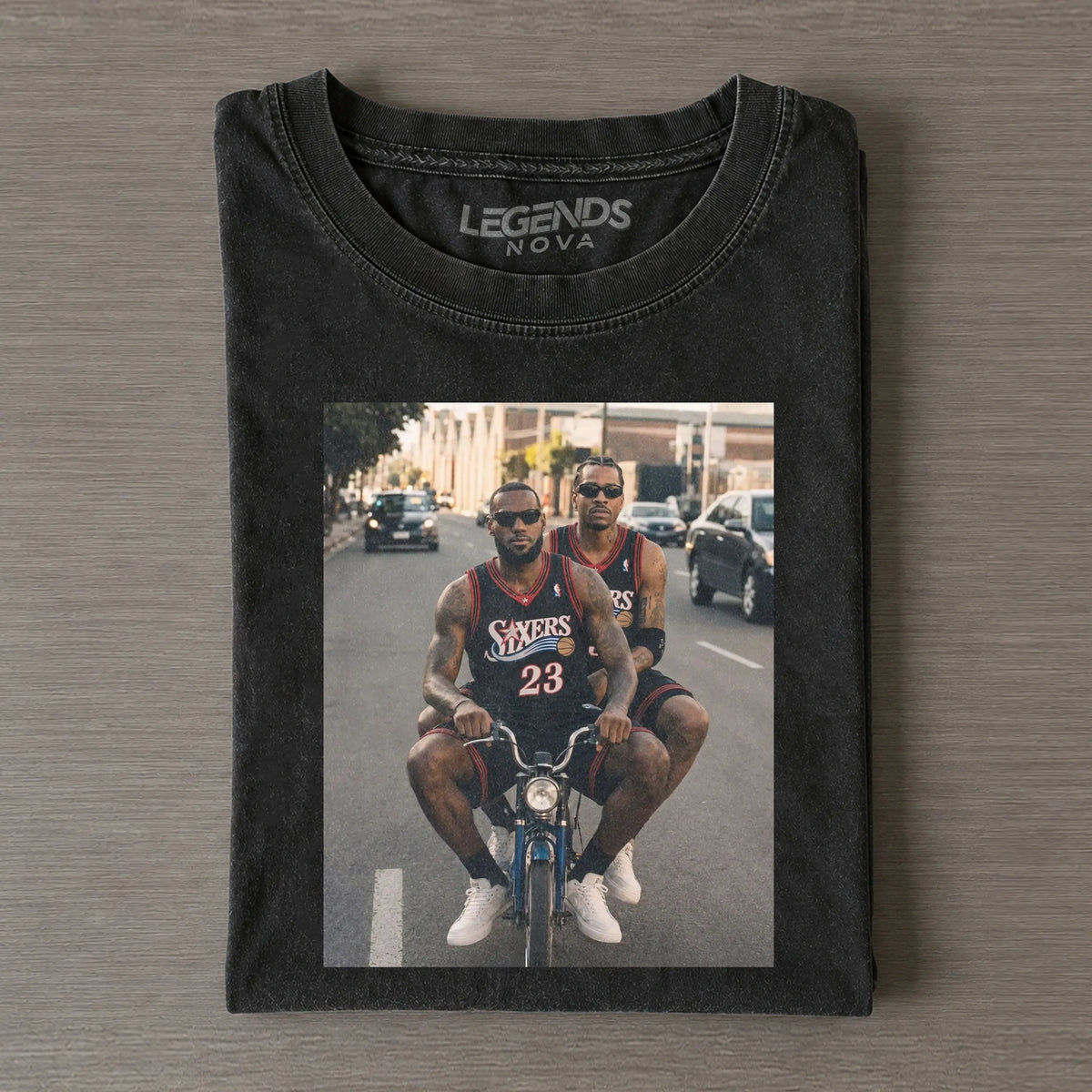 LeBron James & Allen Iverson Funny Tee