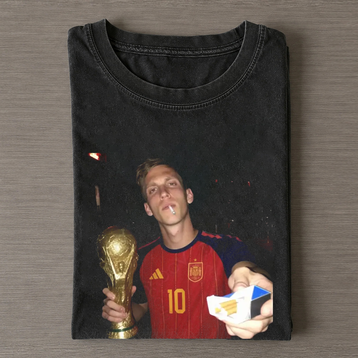 Spain Soccer Style Vintage Tee 16