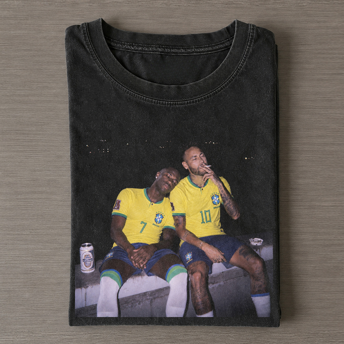 Neymar & Vinícius Júnior Vintage T-shirt