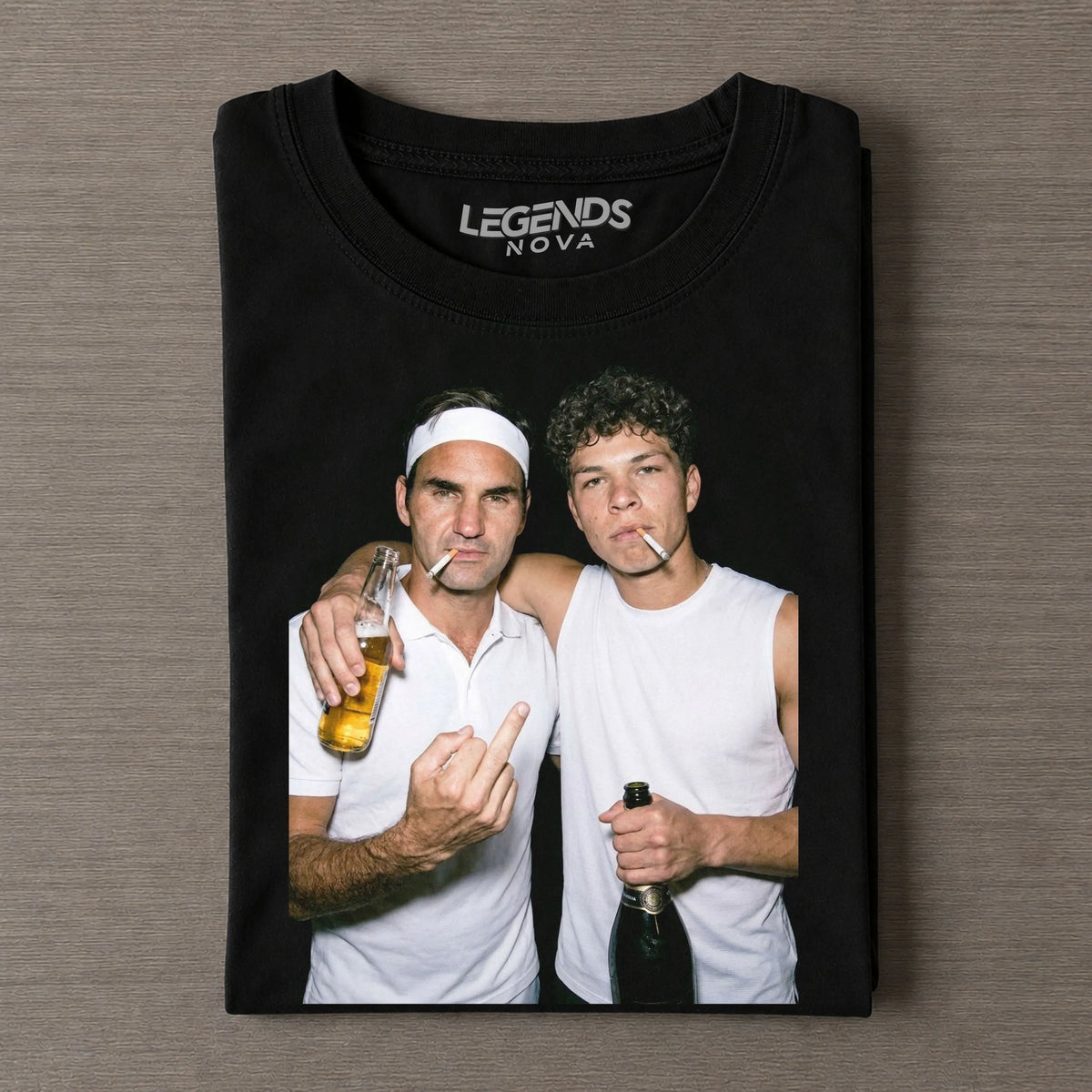 Ben Shelton & Roger Federer 2026 Vintage T-shirt