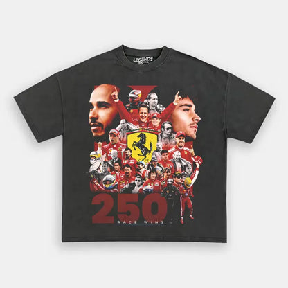 250 Race Wins Legend Drivers Collage Tee