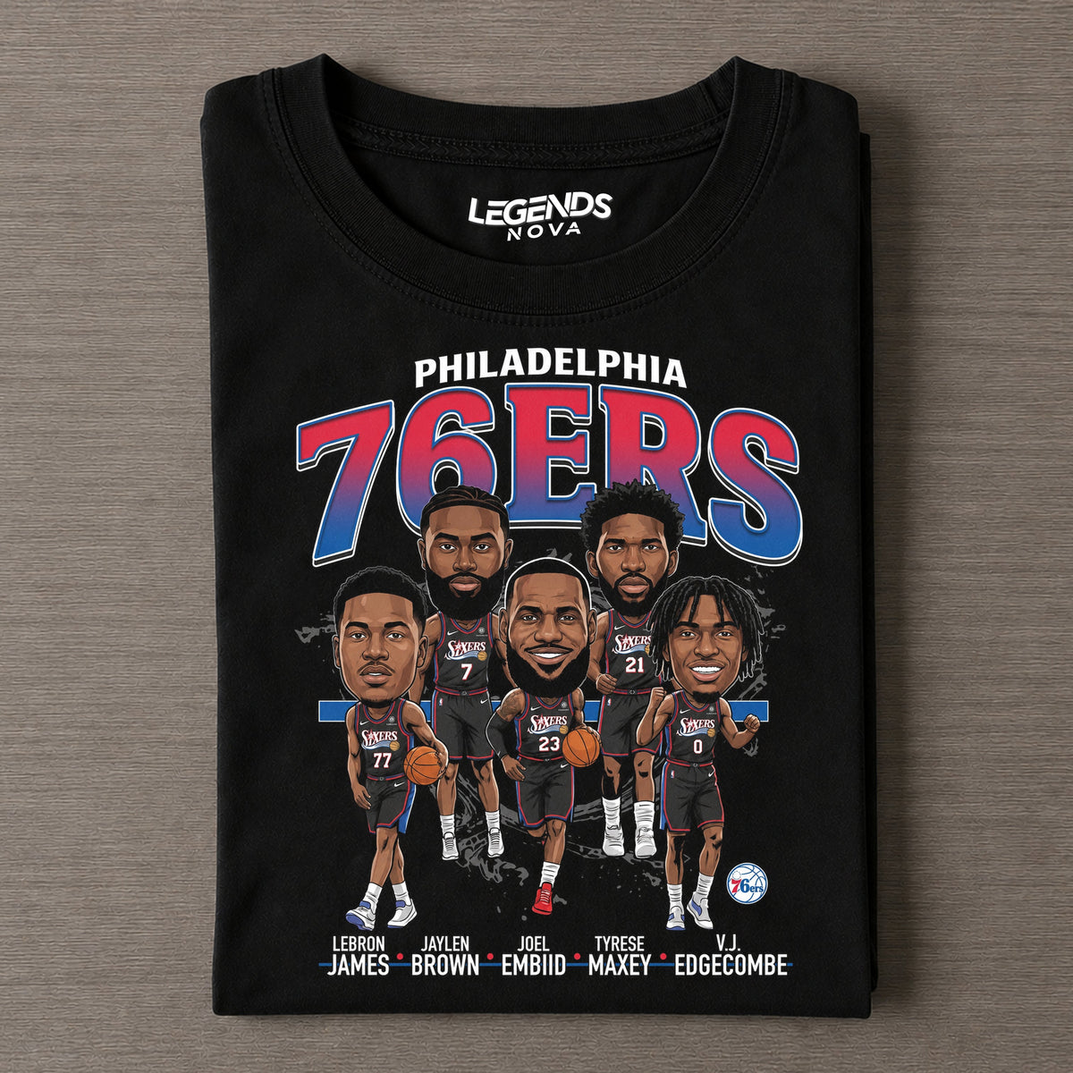 76ers Big Five Tee