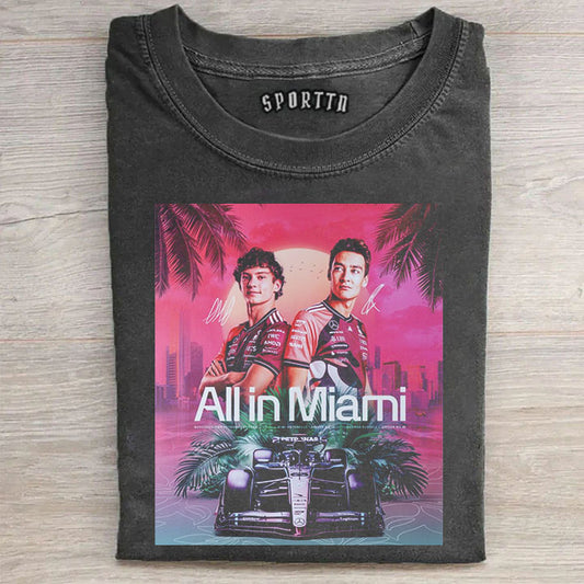 All in Miami: Russell &  Edition Retro T-shirt