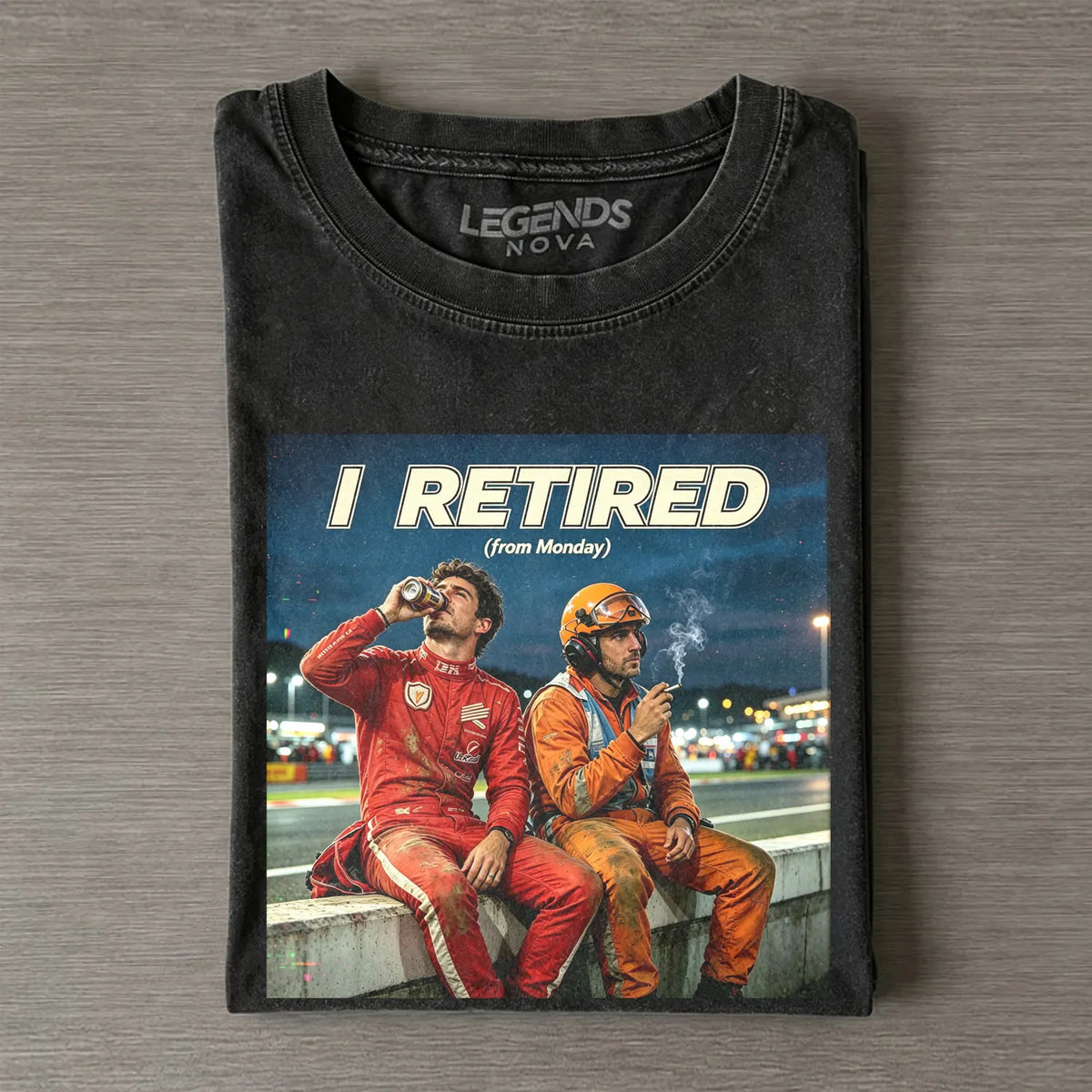 F1 Crash Funny T-shirt
