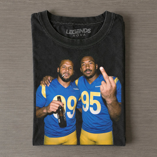 MG &  AD Rams Funny Football T-shirt