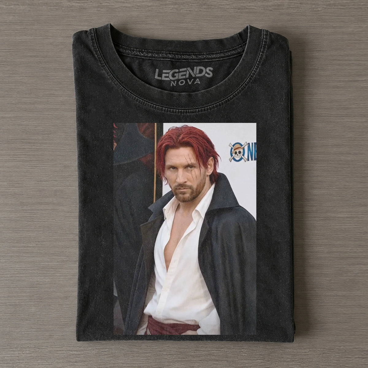 Messi × Shanks One Piece Graphic Tee