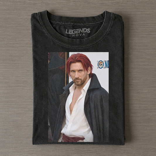 Messi × Shanks One Piece Graphic Tee