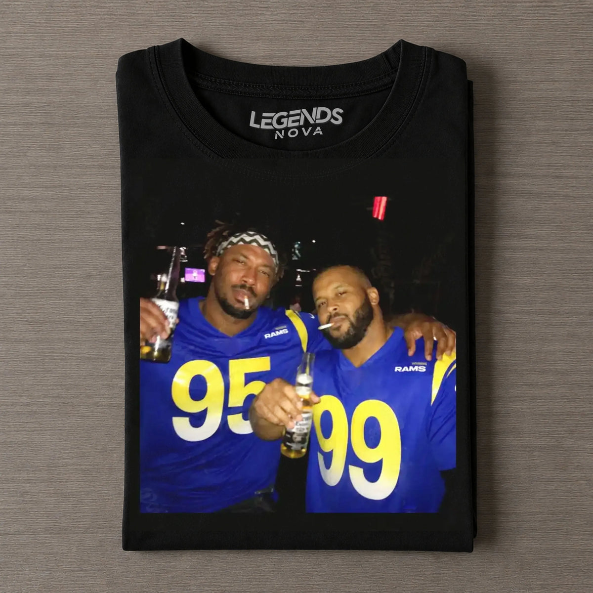 MG &  AD & MS Rams Funny Football T-shirt
