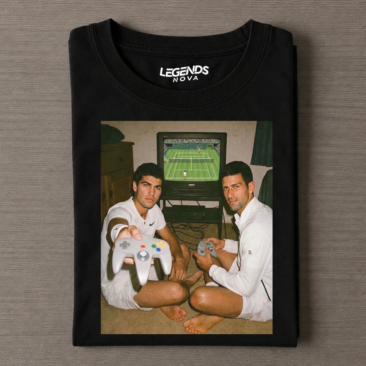 Novak Djokovic vs Carlos Alcaraz Tee