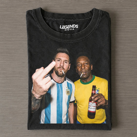 Messi & Pelé Vintage Tee