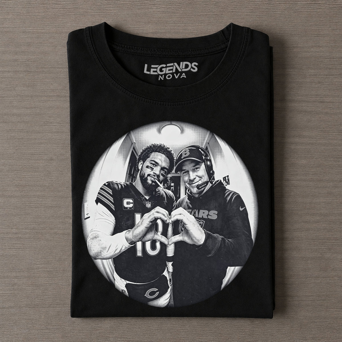Caleb Williams & Ben Johnson Football Shirt