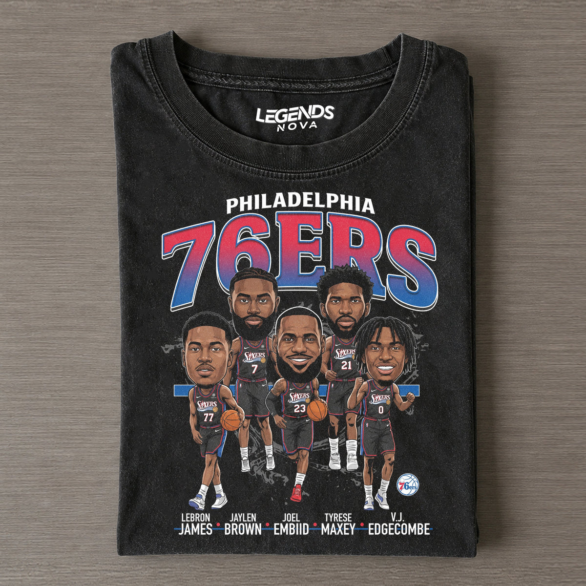 76ers Big Five Tee