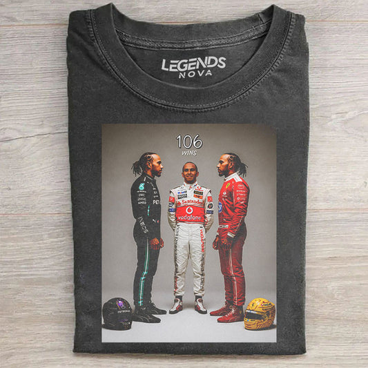Lewis F1 Retro T-shirt
