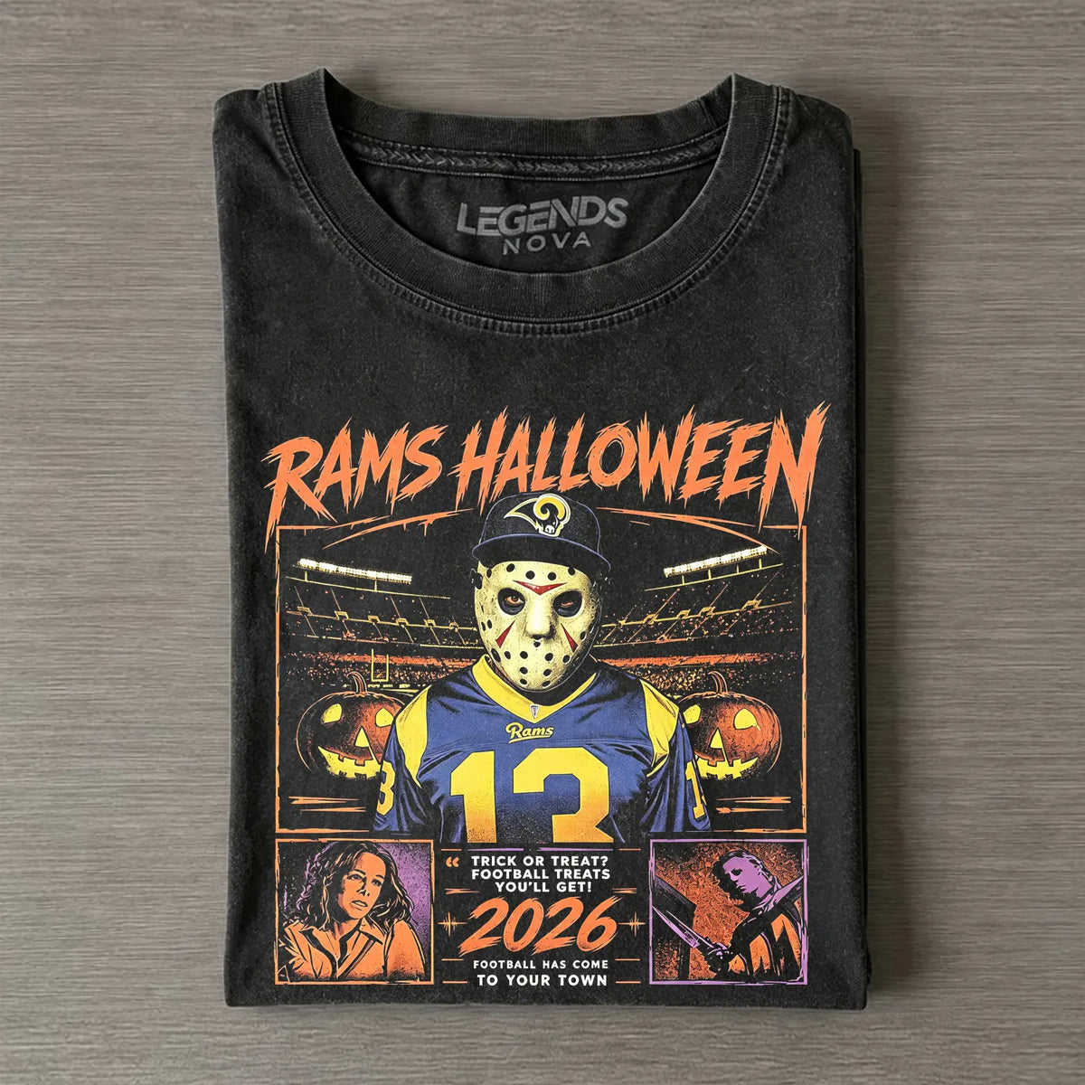 Halloween 2026 Michael Myers Football T-shirt
