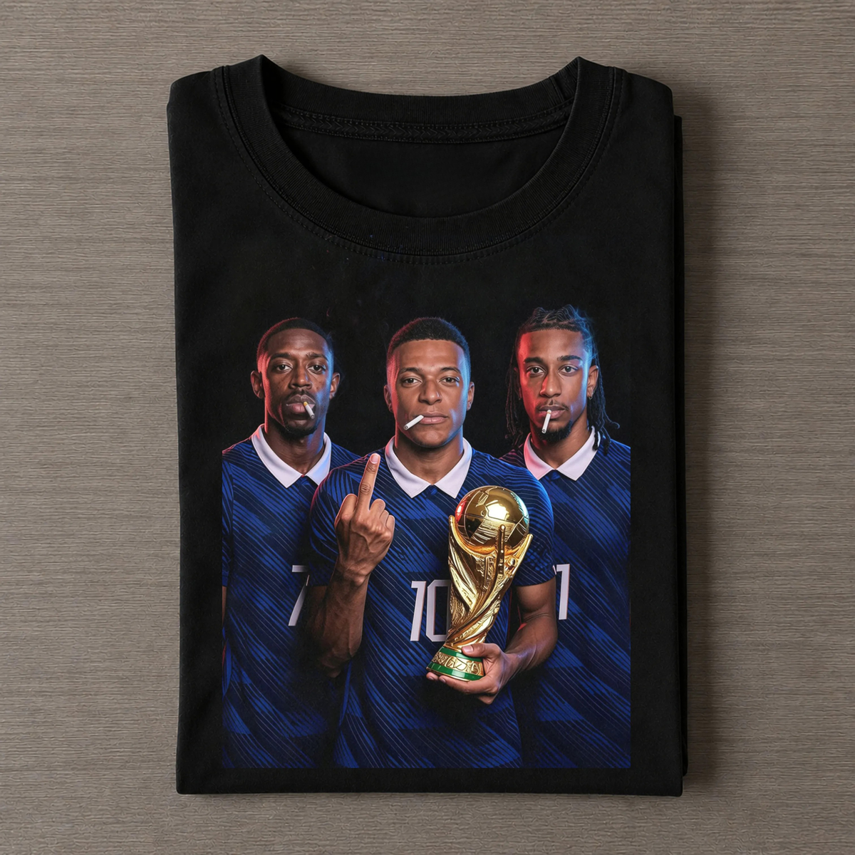 French Football Team Vintage T-shirt