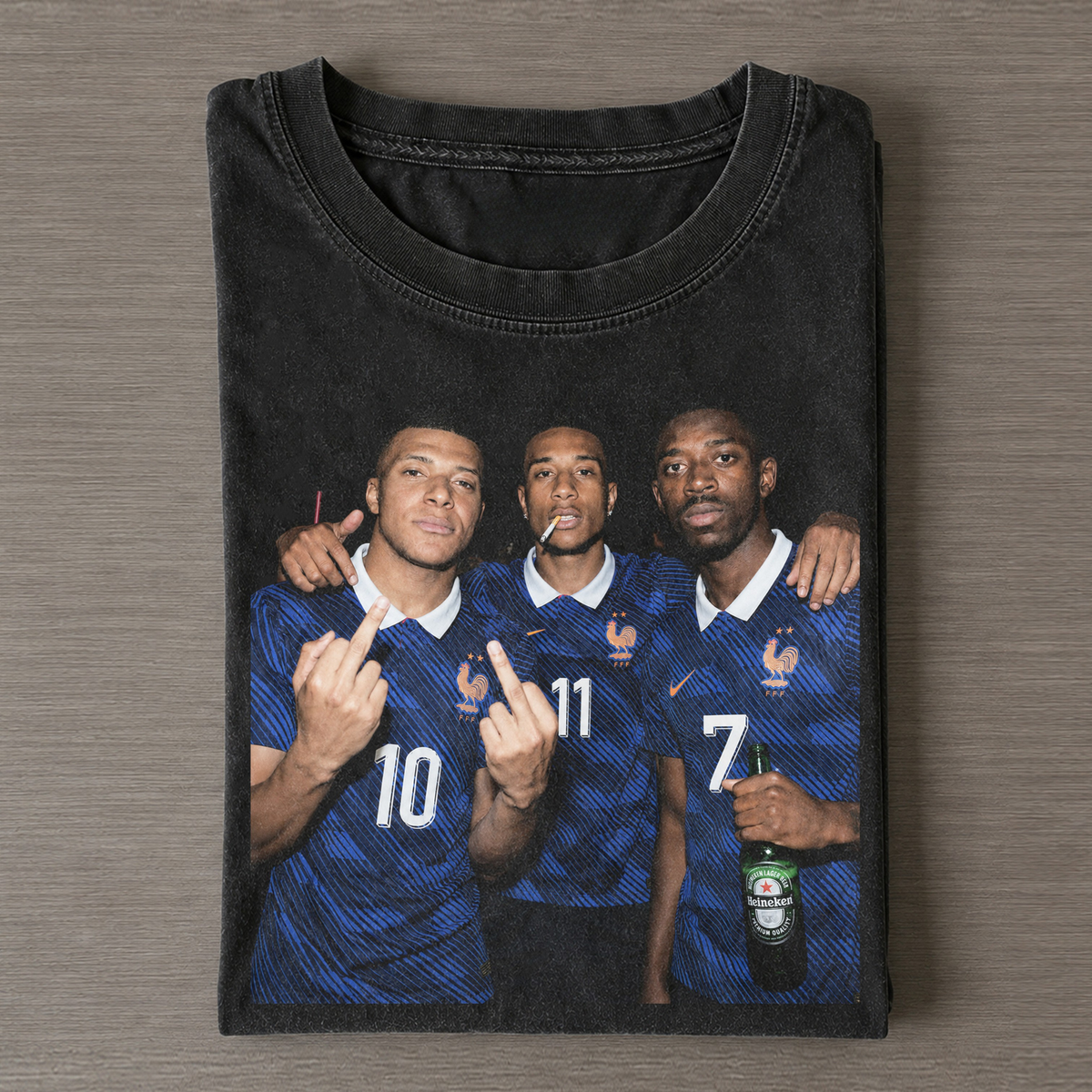 Kylian Mbappe & Ousmane Dembele & Michael Olise TEE