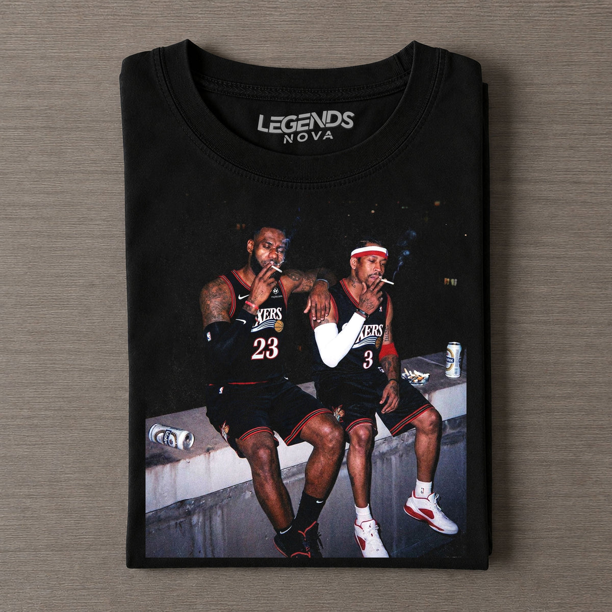 LeBron James & Allen Iverson Funny Tee