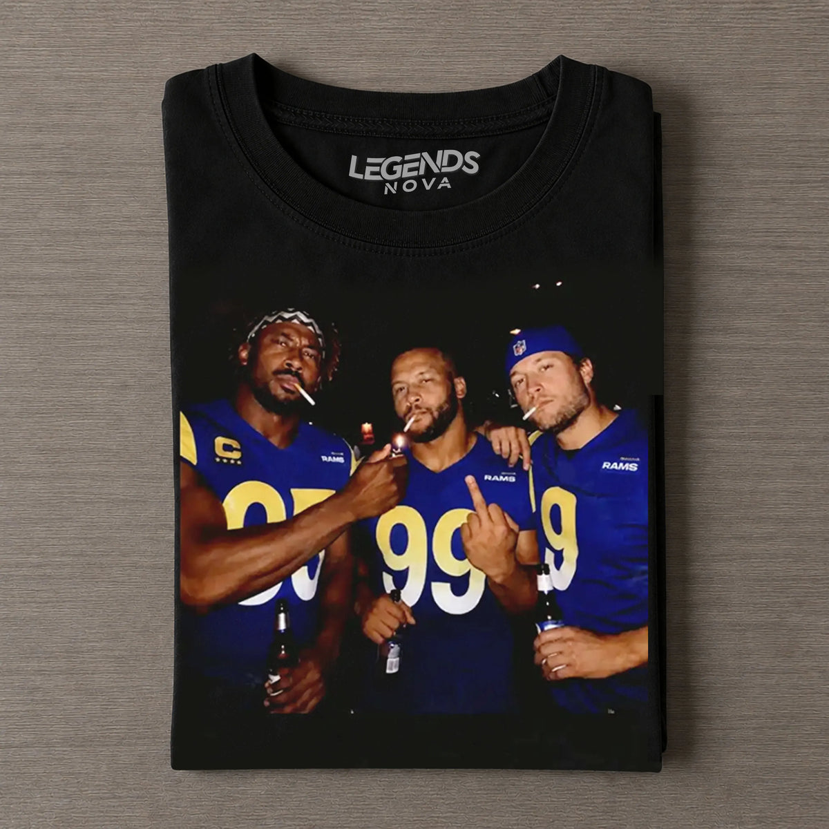MG & AD & MS LA Rams Football T-shirt