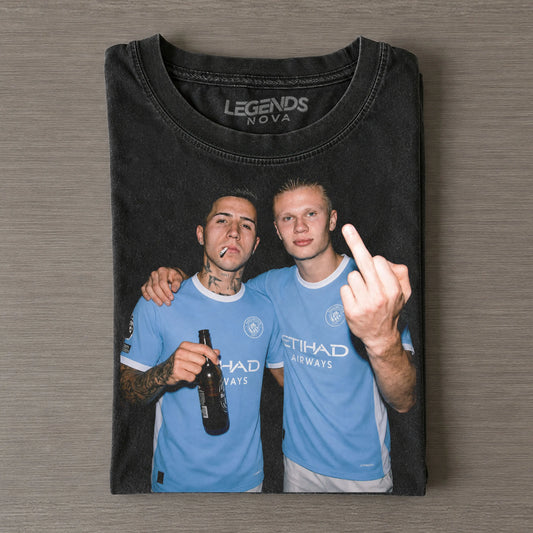 Enzo Fernández & Erling Haaland T-shirt