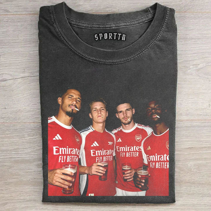 Arsenal-William Saliba ＆ Martin Odegaard ＆ Declan Rice ＆ Bukayo Saka Tee