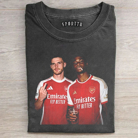 Arsenal-Declan Rice ＆ Bukayo Saka Tee