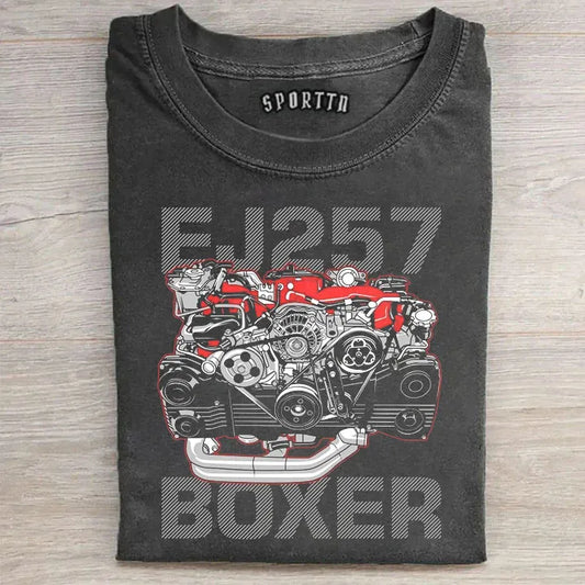EJ257 Boxer Engine JDM STI Graphic Performance Car T-Shirt