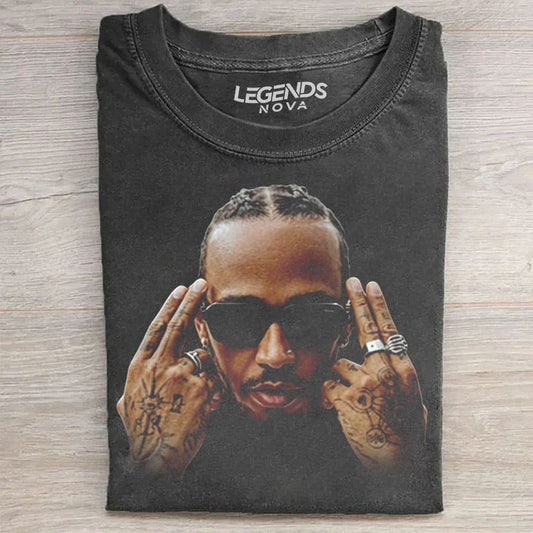 Lewis F1 Retro T-shirt