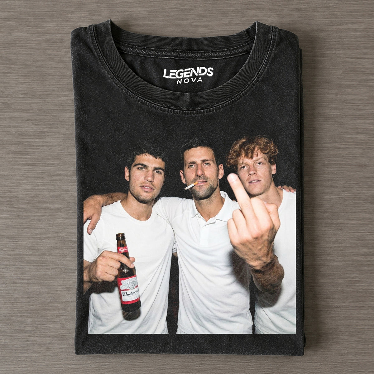 Djokovic & Alcaraz & Sinner 2026 Vintage Tee