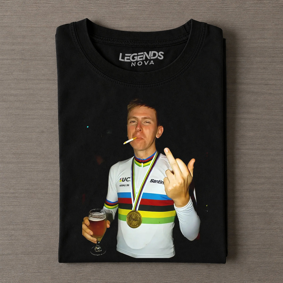 Tadej Pogačar 2026 Vintage Crying Tee