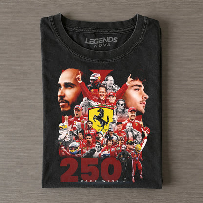 250 Race Wins Legend Drivers Collage Tee