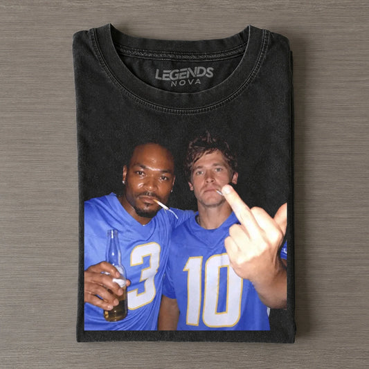 DJ3 & JH10 Football Tee
