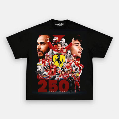 250 Race Wins Legend Drivers Collage Tee