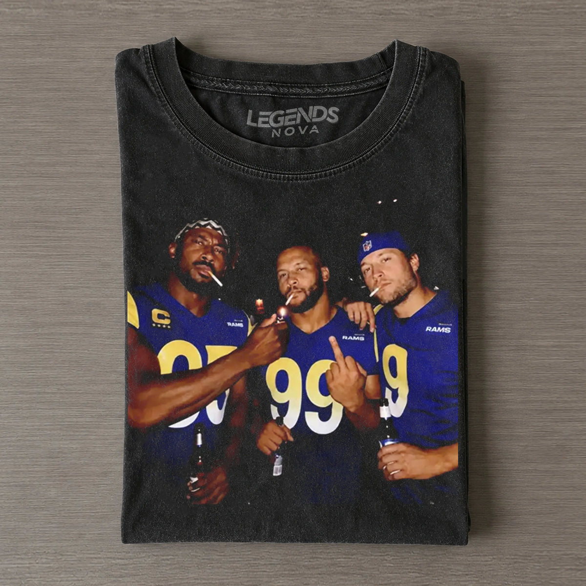 MG & AD & MS LA Rams Football T-shirt