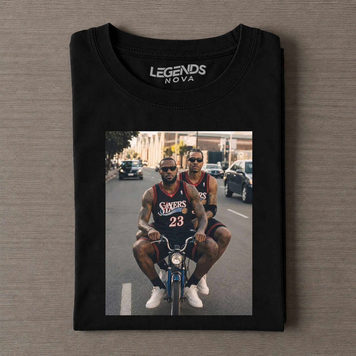 LeBron James & Allen Iverson Funny Tee