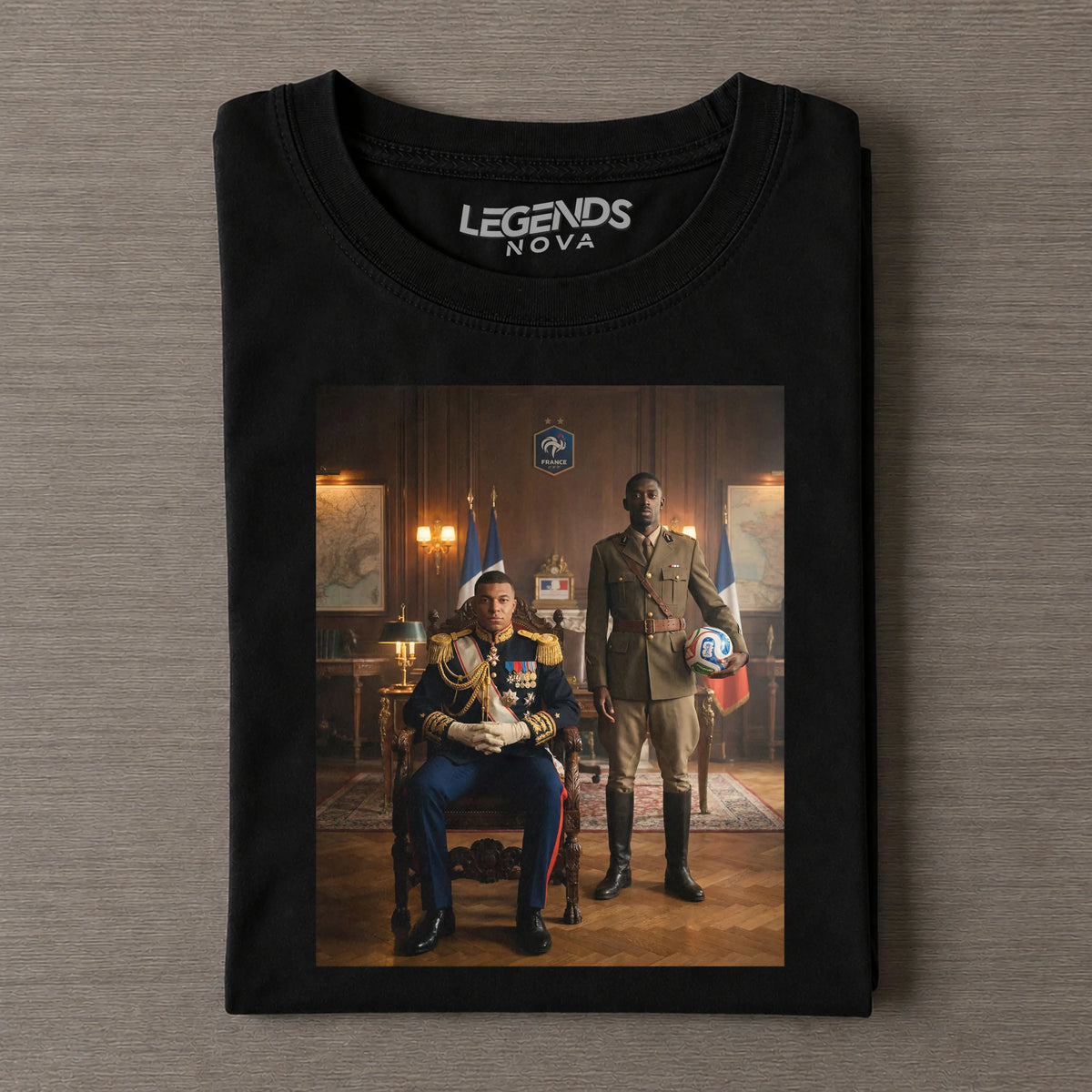 Ousmane Dembélé & Kylian Mbappé France Tee